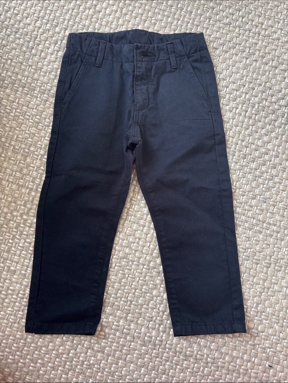 Kids Navy Chino Pants